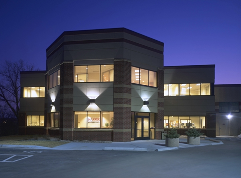 Harris after hours--a shot of Harris headquarters in  
St. Paul, Minnesota.